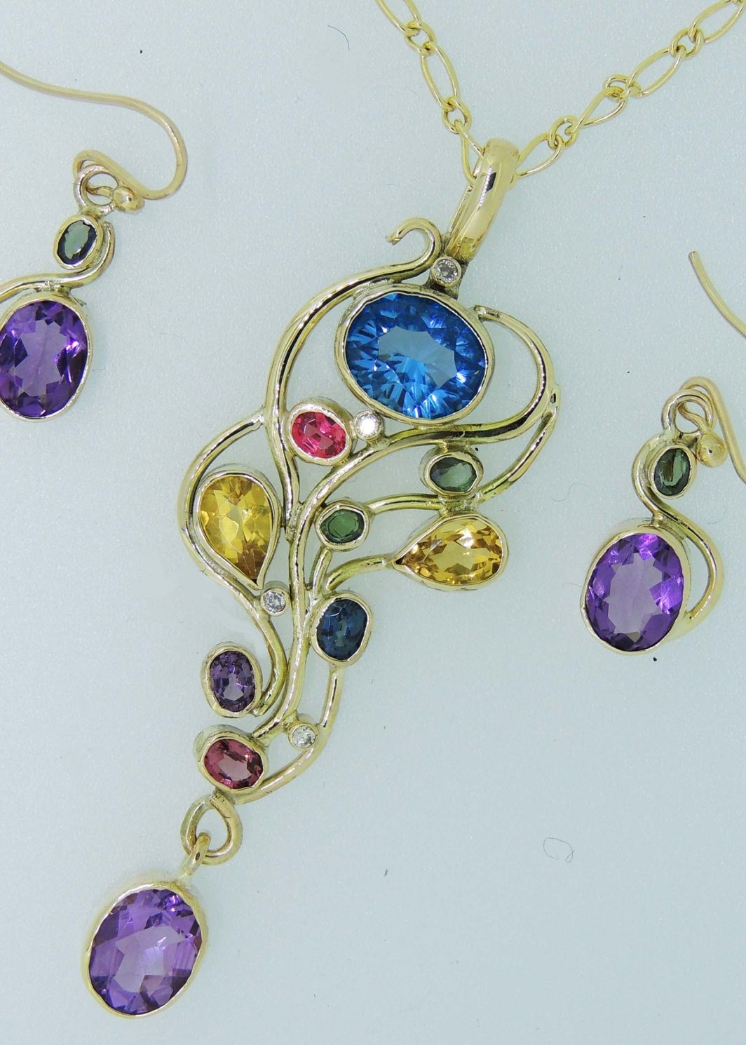 Bespoke Earrings Pendant - Joanna Thomson Jewellery, Peebles, Scotland
