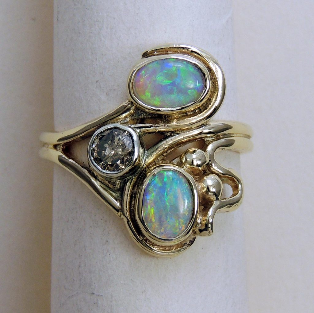 Opal Ring - Joanna Thomson Jewellery, Peebles, Scotland