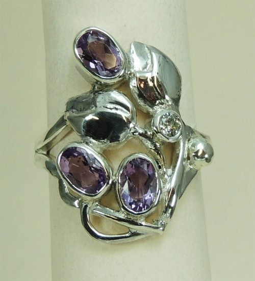 Teale Amethyst Ring - Joanna Thomson Jewellery, Peebles, Scotland