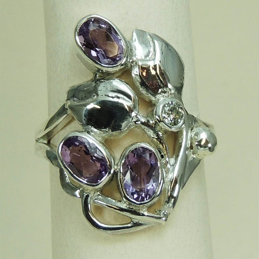 Teale Amethyst Ring - Joanna Thomson Jewellery, Peebles, Scotland