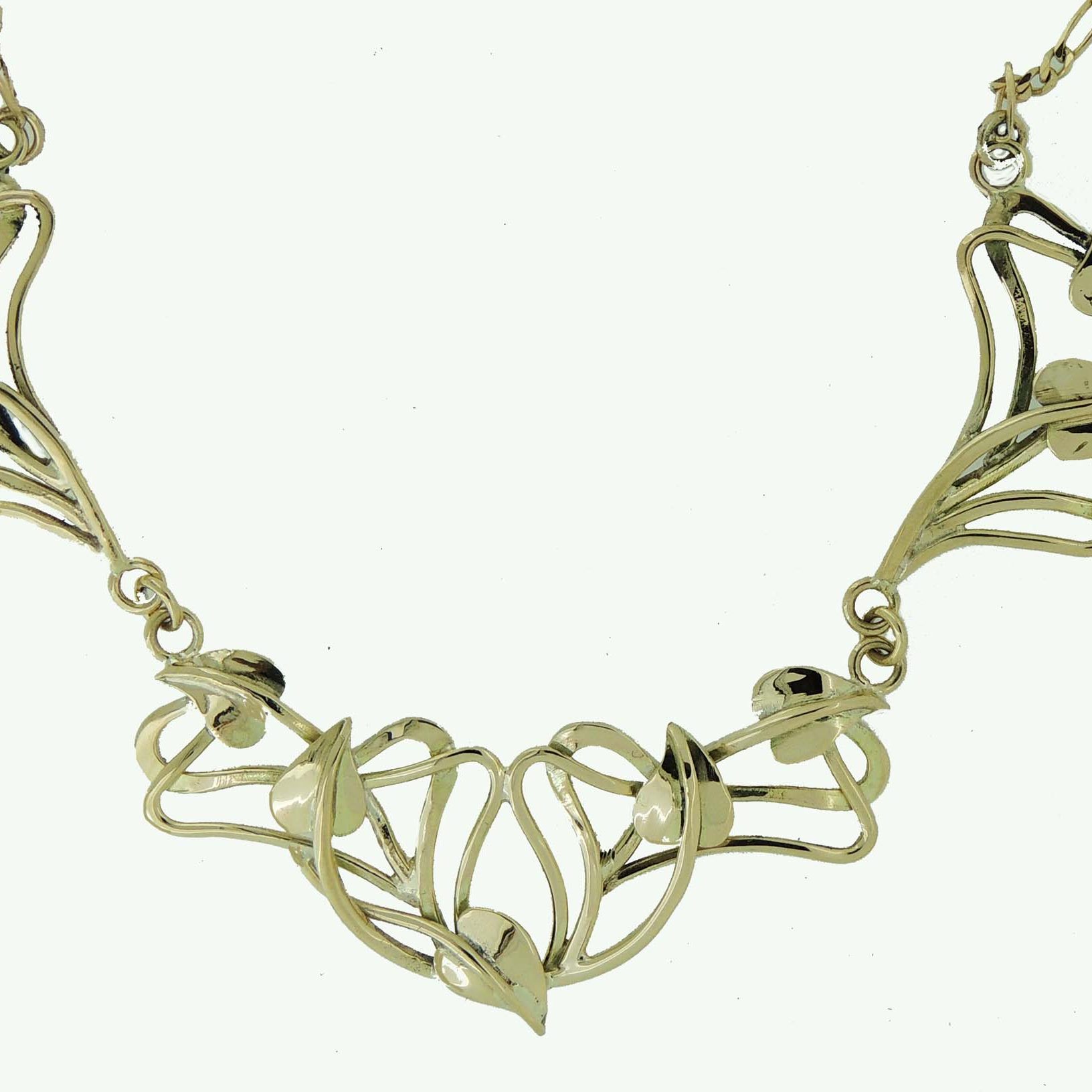 Gold Necklace Commission - Joanna Thomson Jewellery, Peebles, Scotland