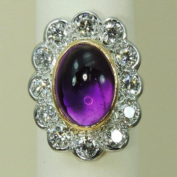 Amethyst Ring - Joanna Thomson Jewellery, Peebles, Scotland