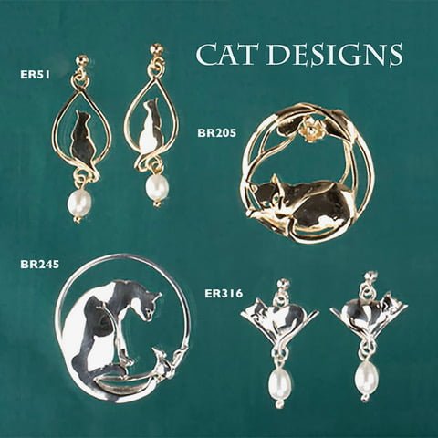 Joanna Thomson Jewellery - Cat Designs 1