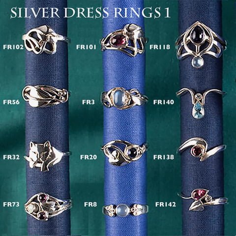 Joanna Thomson Jewellery - Silver Dress Rings 1